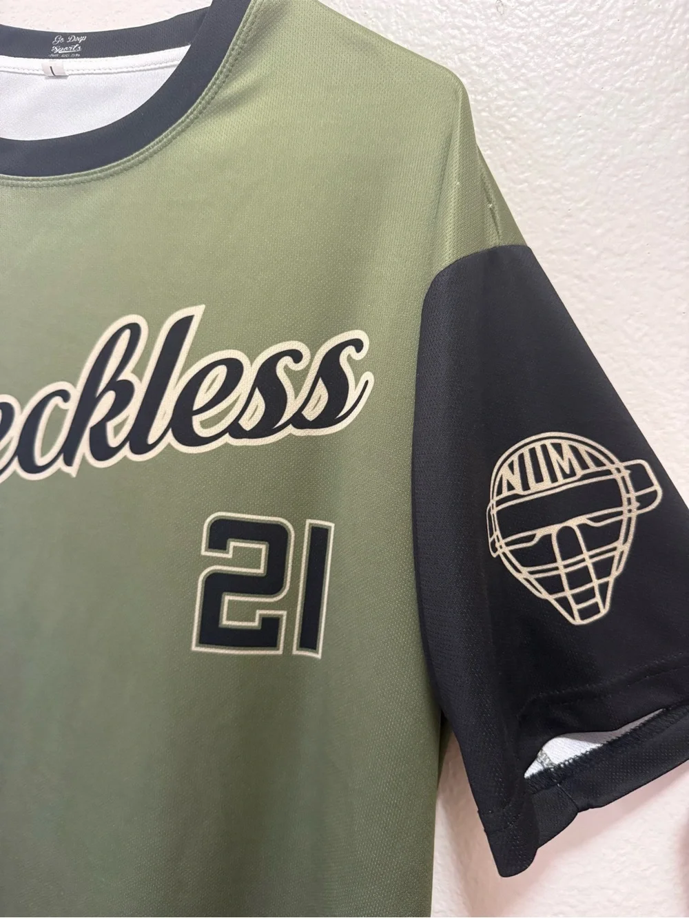 Olive Green & Black Short Sleeve Jersey